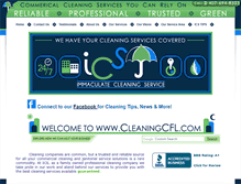 Tablet Screenshot of cleaningcfl.com